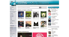 Desktop Screenshot of journal-tickets.adticket.de